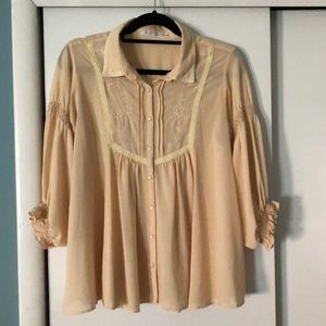 Vintage Coco Deal Peach Blouse